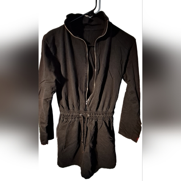 Nasty Gal Zip 'Em Into Shape Long Sleeve Zip-Up Sweatshirt Dress 2X Host Pick - Picture 5 of 15